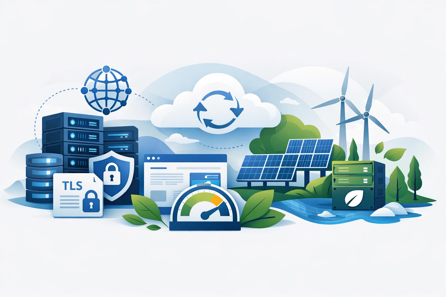 Gestión sostenible de carteras mult-TLD: optimización de DNS, TLS y hosting para reducir el impacto ambiental sin perder rendimiento ni seguridad