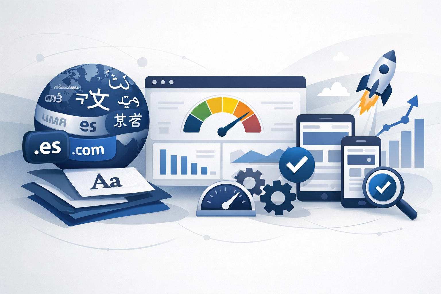Tipografía multilingüe y CWV en carteras mult-TLD: optimización de recursos tipográficos para mejorar la experiencia del usuario